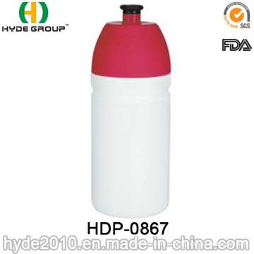 Bouteille d&#39;eau courante en plastique sans BPA de la meilleure vente, bouteille d&#39;eau en plastique de sport de PE (HDP-0867)